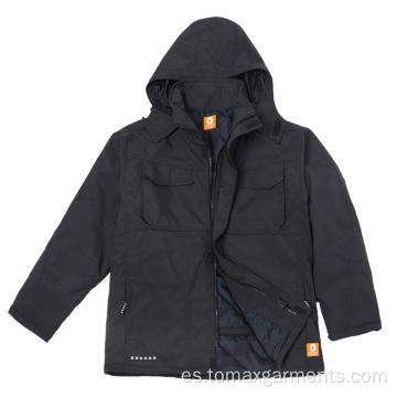 Parka de invierno impermeable a prueba de viento